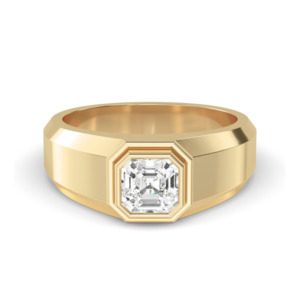 Gents: Aoraki  |  Asscher Cut Diamond Ring