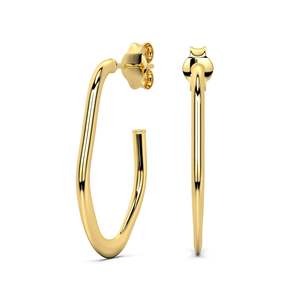 Harleh  |  Gold Hoop Earring
