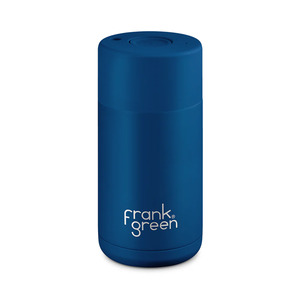 Frank Green: Frank Green 12oz Ceramic Reusable Cup Deep Ocean