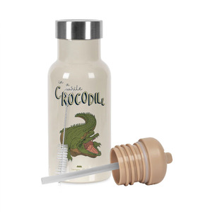 Childrens Accessories: Konges Sløjd Thermo Bottle Crocodile