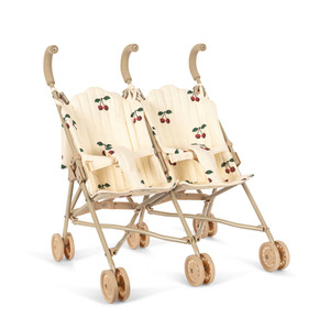 Konges Slojd Twin Doll Stroller Ma Grande Cerise