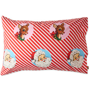 Sheets And Pillowcases: Kip & Co I Love Christmas Spot Organic Cotton Pillowcase