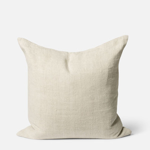 Bedroom Cushions: Citta Heavy Linen Cushion Cover Oat