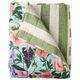 Kip & Co Spring In The Air Reversible Linen Quilted Bedspread