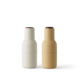 Audo Bottle Grinder - Barley w. Beech Lid, 2 Pack