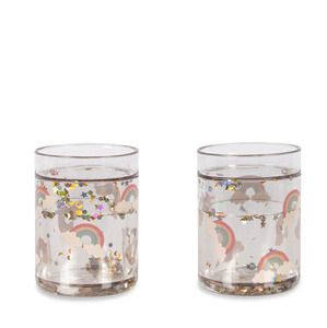 Konges Sløjd 2 Pack Glitter Cups Rainbow