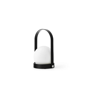 Bedroom Lighting: Audo Carrie Table Lamp Portable Black
