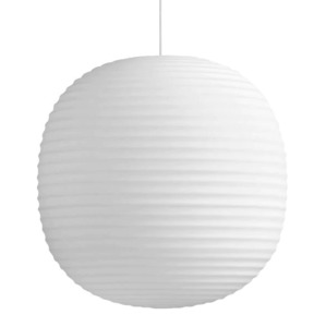 Bedroom Lighting: New Works Lantern Pendant - White Large