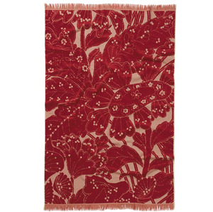 Sage & Clare Lucia Bath Sheet - Crimson