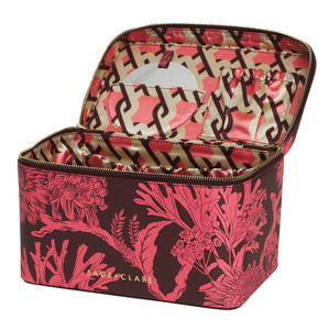 Sage & Clare Delphine Large Vanity Case - Garnet