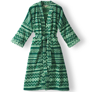 Dressing Gowns: Sage & Clare Arlette Towelling Robe - Forest