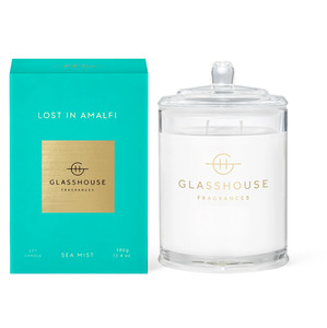 Candles And Diffusers: Glasshouse Lost In Amalfi - Sea Mist 380g