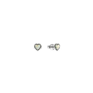 Stolen Girlfriends Club Dahlia's Heart Stud Earrings Opal