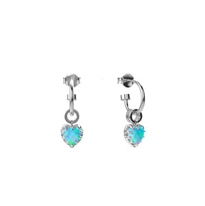 Stolen Girlfriends Club Love Claw Anchor Earrings Opal