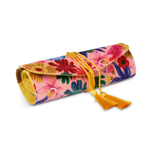 Jewellery Boxes: Kip & Co Wild Flowers In Bloom Velvet Jewellery Roll
