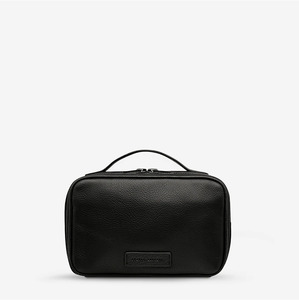 Mens Accessories: Status Anxiety Other Side Toiletry Bag Black
