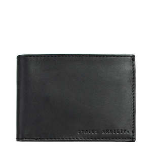 Mens Wallets: Status Anxiety Noah Wallet - Black