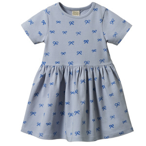 Nature Baby Saturday Dress Ribbons Zen Blue