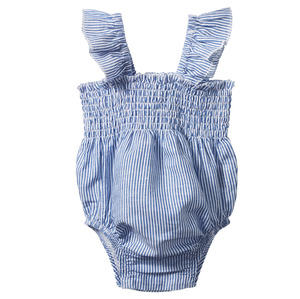 Nature Baby Gala Suit Linen Blue Stripe