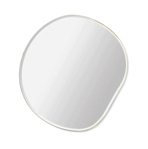 Mirrors: Ferm Living Pond Mirror - Small - Brass