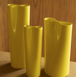 Vases: Citta Pinch Vase Kowhai