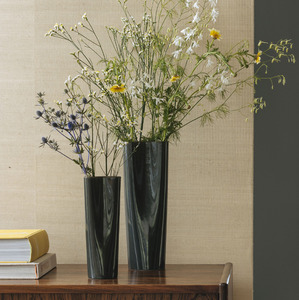 Vases: Citta Pinch Vase Charcoal