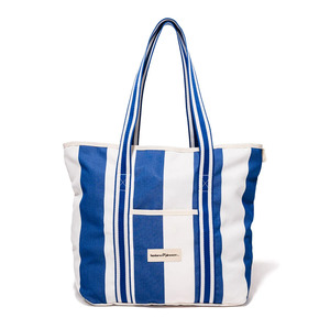 Travel: Business & Pleasure The Beach Bag - Crew Mediterranean Blue Stripe