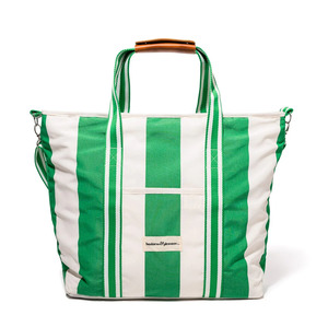 Business & Pleasure The Cooler Tote Bag - Crew Canyon Green Stripe