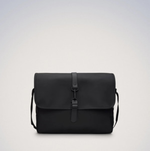 Laptop And Phone Cases: Rains Messenger Bag Black