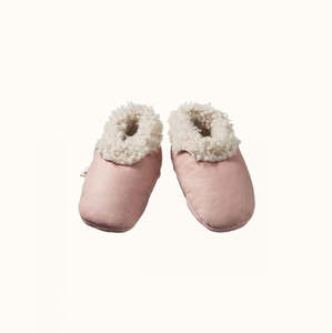 Nature Baby Lambskin Booties Rosebud