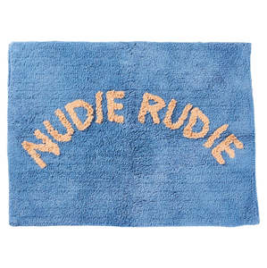 Sage & Clare Tula Nudie Rudie Bath Mat - Cornflower