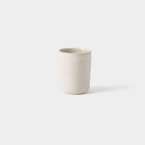 Kitchen: Citta Finch Beaker - White/Natural