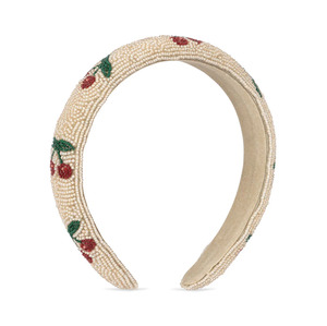 Konges Slojd Beaded Head Band Cherry