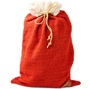 Bed: Kip & Co Red Boucle Santa Sack