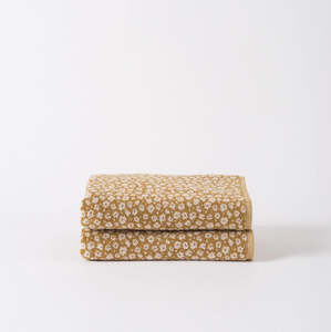 Gifts Under 50: Citta Forget Me Not Organic Cotton Towel Range Citron