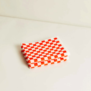 Gifts Under 50: Baina Josephine Organic Cotton Hand Towel Paloma Sun/Ecru