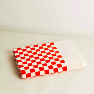 Baina Roman Organic Cotton Pool Towel Paloma Sun/Ecru