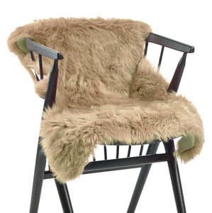 Natures Collection: Natures Collection Long Wool Sheepskin Warm Sand