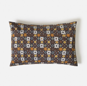 Sheets And Pillowcases: Citta Lisbon Pillowcase Pair Black/Multi