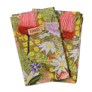 Kitchen Linens: Kip & Co Native Plantation 4P Napkin Set