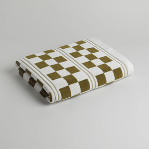 Towels Face Cloths And Bath Mats: Baina Busby Organic Cotton Pool Towel Caper/Chalk