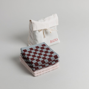 Towels Face Cloths And Bath Mats: Baina Face Cloth Set 05 Multi