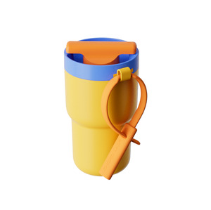 Drink Bottles: Chako Lab Twist Tumbler - Yellow/Blue