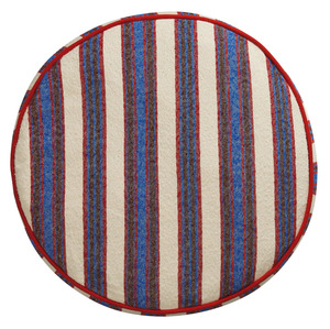 Cushions Beanbags And Ottomans: Sage & Clare Selene Woven Floor Cushion - Azure
