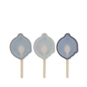 Childrens Accessories: Konges Sløjd 3 Pack Ice Cream Moulds Lemon Blue Mix