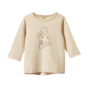 Nature Baby 1: Nature Baby Long Sleeve River Tee - Bramble Bunny