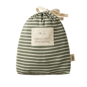 Nature Baby 1: Nature Baby Organic Cotton Sleeping Bag - Nettle Twin Stripe