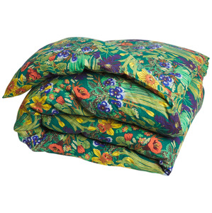 Sage & Clare Babette Linen Quilt Cover - Verdant