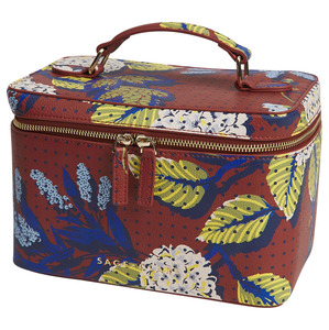 Sage & Clare Heidi Large Vanity Case - Burnt Sienna