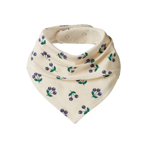 Nature Baby Triangle Bib Little Winterberry Print